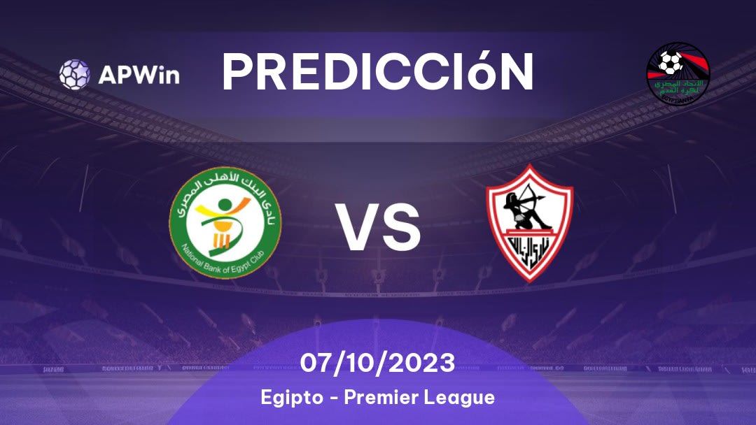 Predicciones National Bank of Egypt vs Zamalek: 16/12/2022 - Egipto Premier League