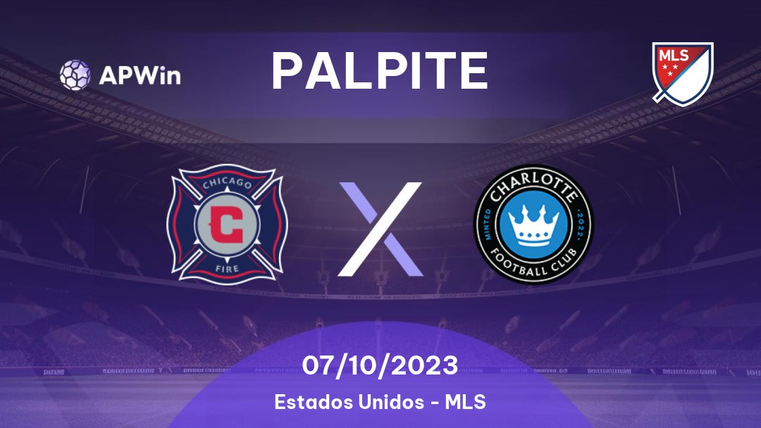 Palpite Chicago Fire x Charlotte: 18/09/2022 - Estados Unidos MLS