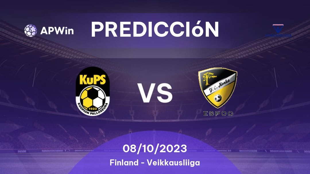 Predicciones para KuPS vs Honka: 02/10/2022 - Finlandia Veikkausliiga