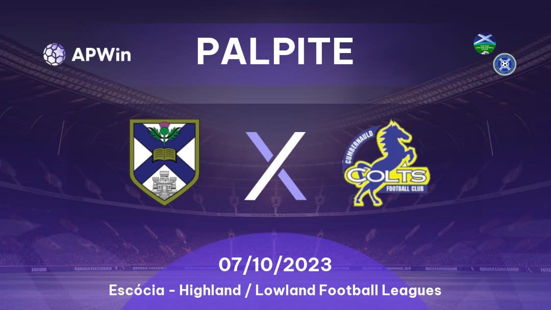 Edinburgh University x Cumbernauld Colts: 27/08/2022 - Escócia Highland / Lowland Football Leagues | APWin