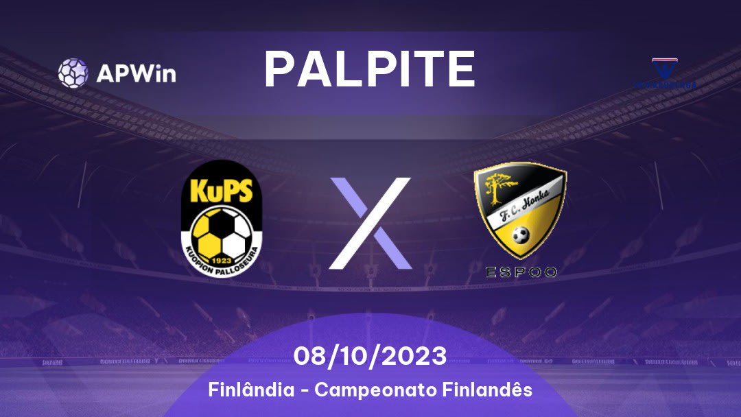 Palpite KuPS x Honka: 02/10/2022 - Finlândia Veikkausliiga