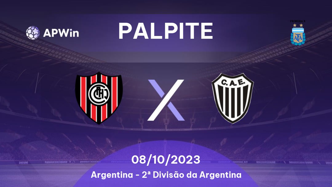 Palpite Chacarita Juniors x Estudiantes Caseros: 08/10/2023 - 2ª Divisão da Argentina