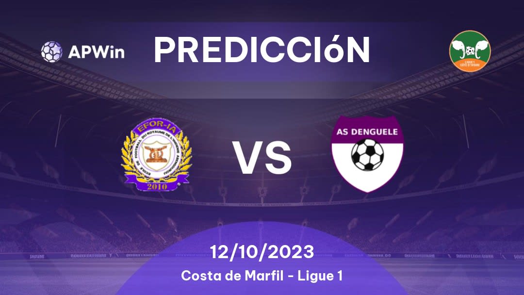 Predicciones Abengourou vs Denguélé: 06/02/2023 - Costa de Marfil Ligue 1