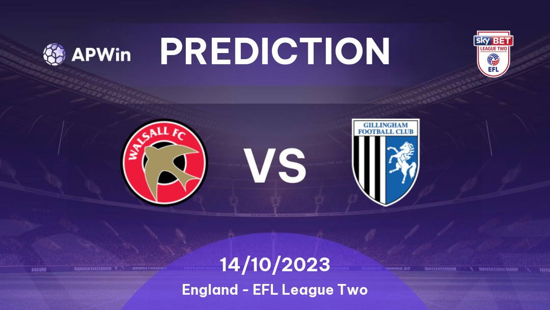 Walsall vs Gillingham Betting Tips: 18/03/2023 - Matchday 37 - England EFL League Two