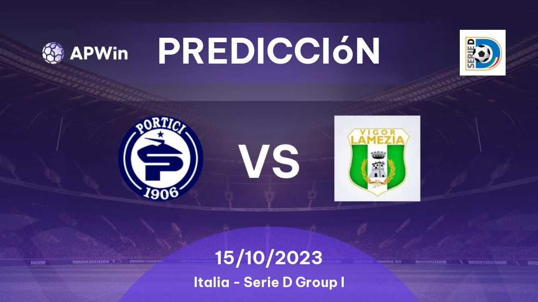 Predicciones Portici vs Lamezia Terme: 15/10/2023 - Italia Serie D Group I