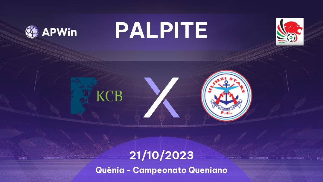 Palpite KCB x Ulinzi Stars: 22/01/2023 - Campeonato Queniano
