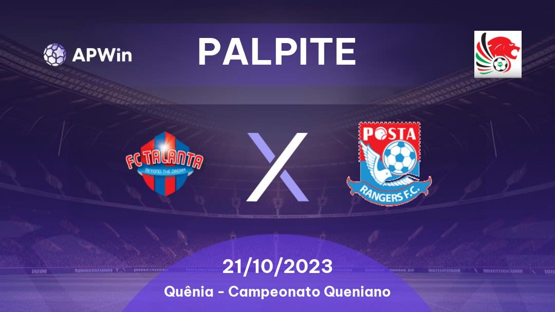 Palpite Talanta x Posta Rangers: 29/03/2023 - Campeonato Queniano
