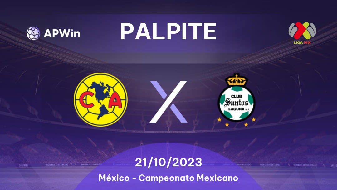 Palpite América x Santos Laguna: 15/09/2022 - México Liga MX