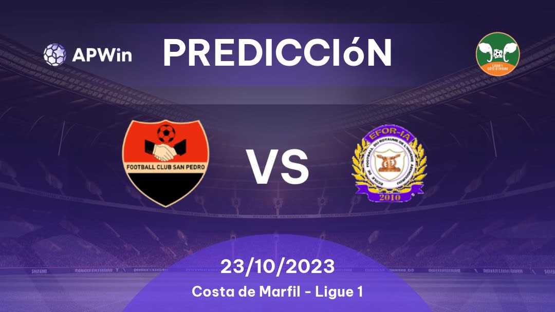 Predicciones San-Pédro vs Abengourou: 18/03/2023 - Costa de Marfil Ligue 1