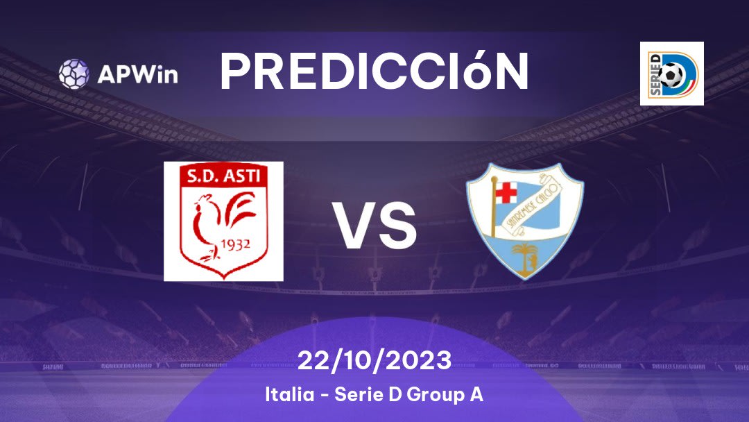 Predicciones Asti vs Sanremo: 08/02/2023 - Italia Serie D Group A