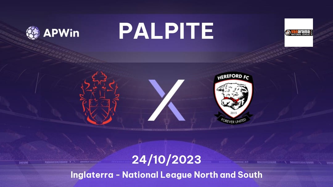 Palpite Alfreton Town x Hereford: 03/09/2022 - Inglaterra National League North and South