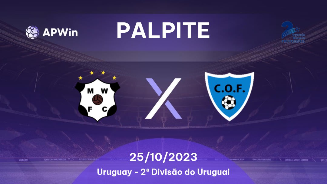 Palpite Uruguay Montevideo FC x Oriental: 25/10/2023 - 2ª Divisão do Uruguai