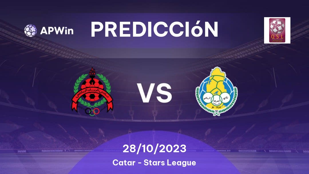 Predicciones Al Rayyan vs Al Gharafa: 28/10/2023 - Catar Stars League