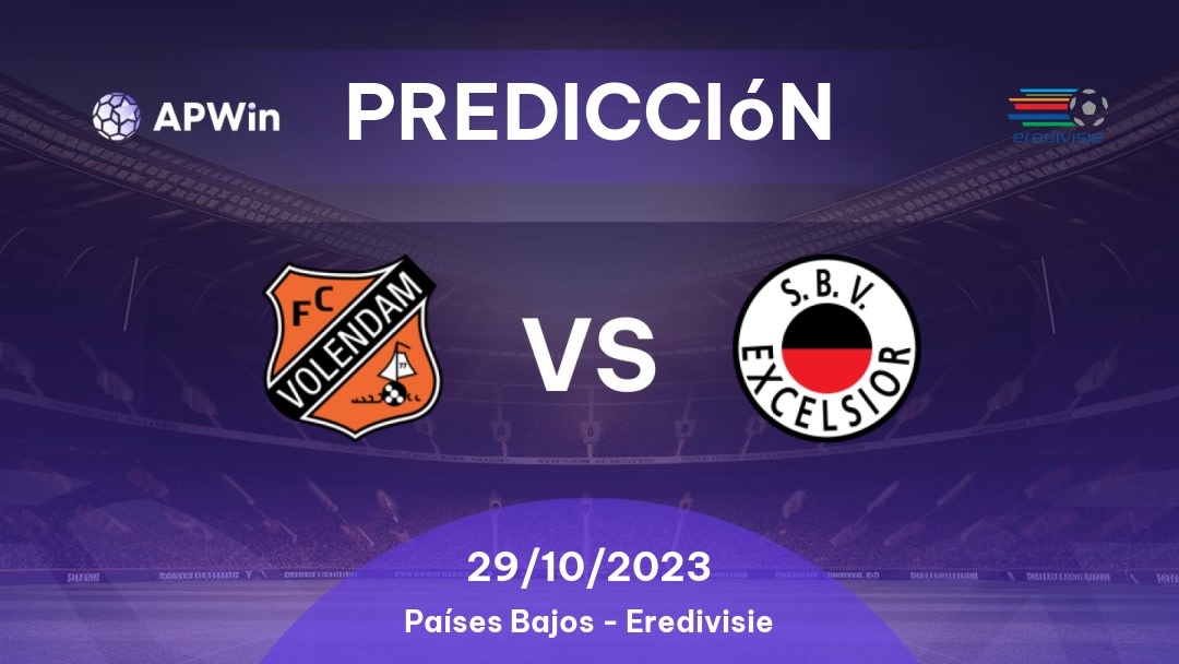 Predicciones Volendam vs Excelsior: 28/05/2023 - Países Bajos Eredivisie