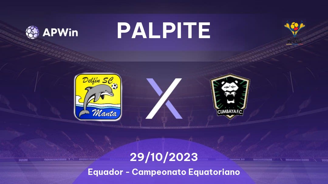 Palpite Delfin SC x Cumbayá: 29/10/2023 - Campeonato Equatoriano