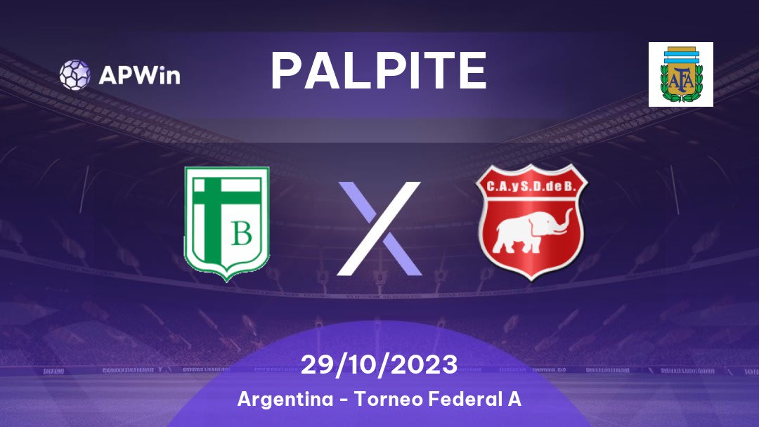 Palpite Sportivo Belgrano x Defensores Belgrano VR: 29/10/2023 - Torneo Federal A