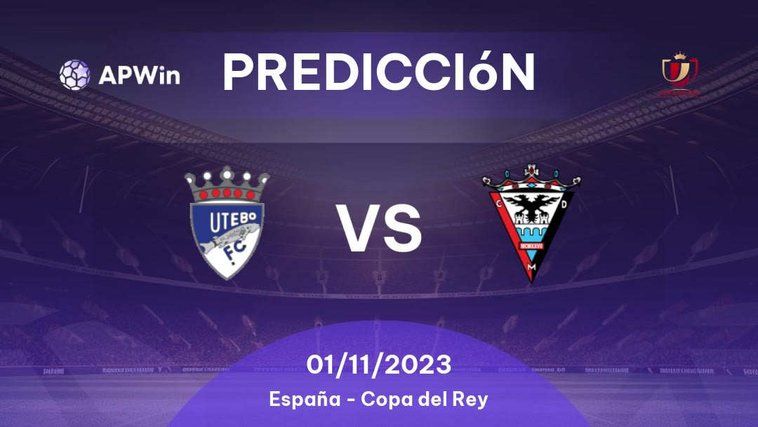 Predicciones Utebo vs Mirandés: 01/11/2023 - España Copa del Rey