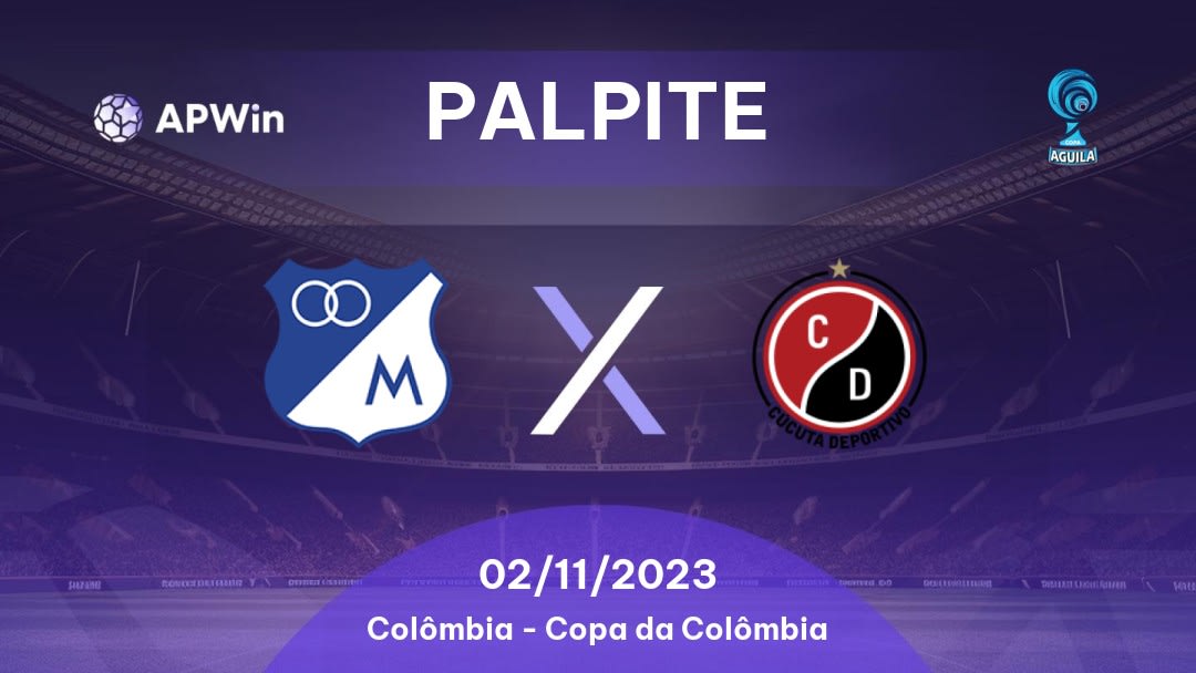 Palpite Millonarios x Cúcuta Deportivo: 03/11/2023 - Copa da Colômbia