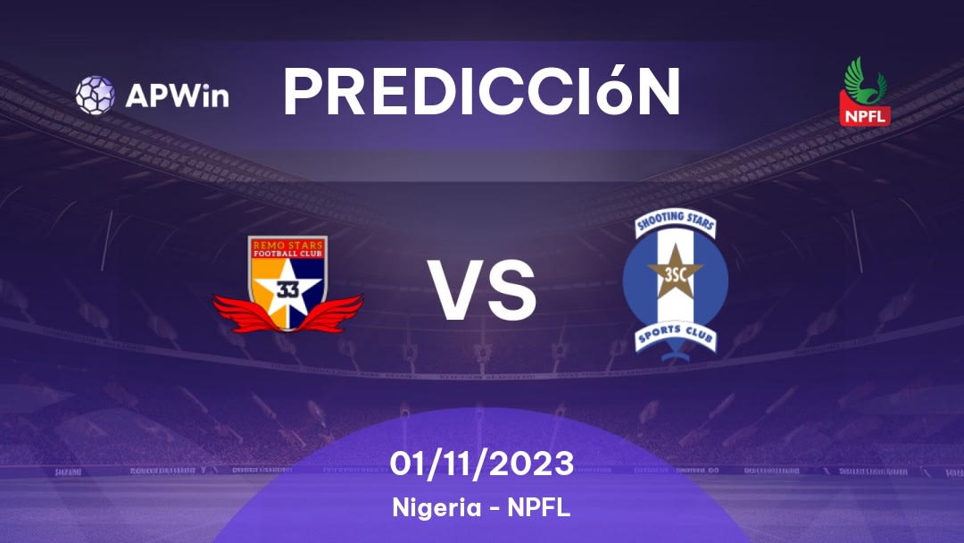 Predicciones Remo Stars vs Shooting Stars: 25/01/2023 - Nigeria NPFL