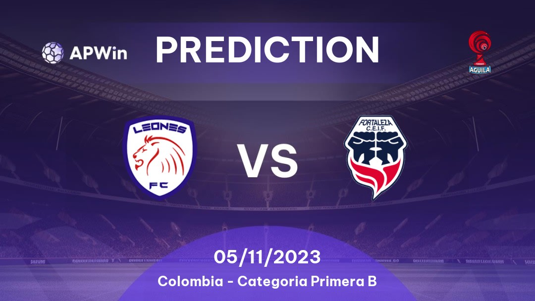 Leones vs Fortaleza CEIF Betting Tips: 02/09/2022 - Matchday 10 - Colombia Categoria Primera B