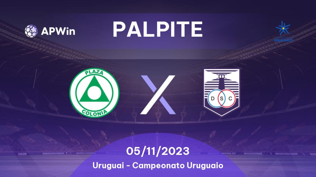 Palpite Plaza Colonia x Defensor Sporting: 05/11/2023 - Campeonato Uruguaio