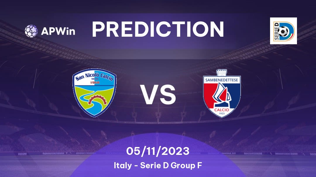 San Nicolò vs Sambenedettese Betting Tips: 29/01/2023 - Matchday 21 - Italy Serie D Group F