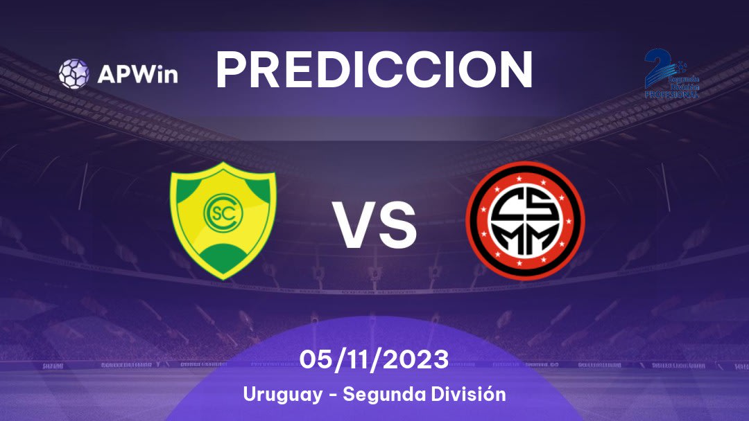 Predicciones Cerrito vs Miramar Misiones: 04/11/2023 - Uruguay Segunda División