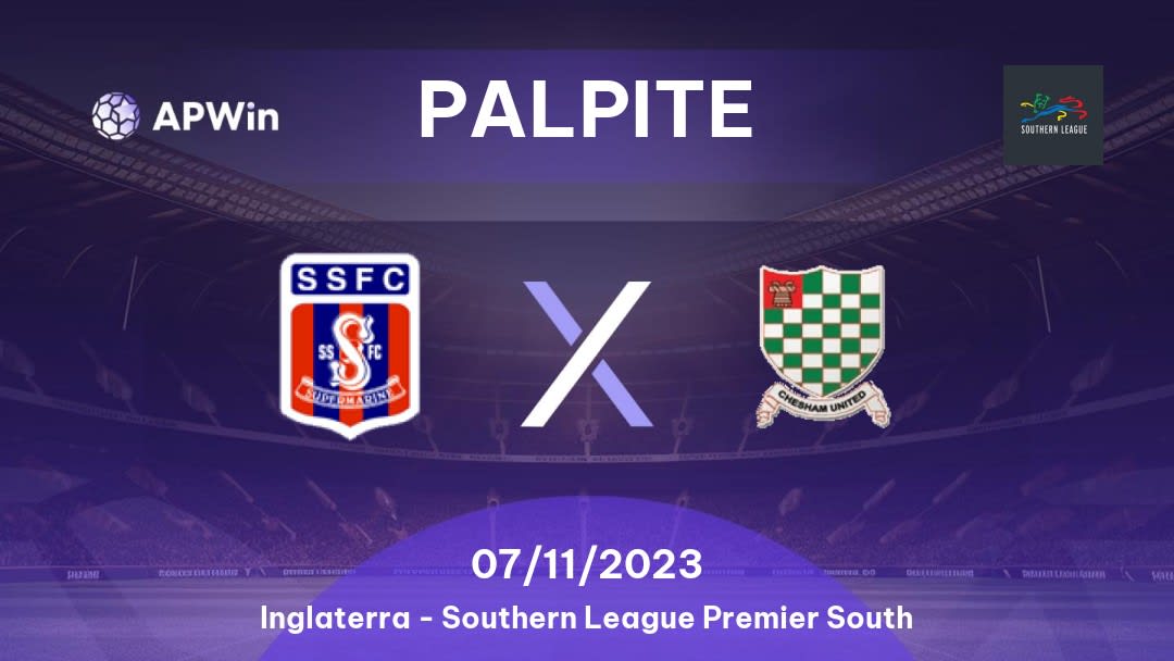 Palpite Swindon Supermarine x Chesham United: 07/11/2023 - Southern League Premier South