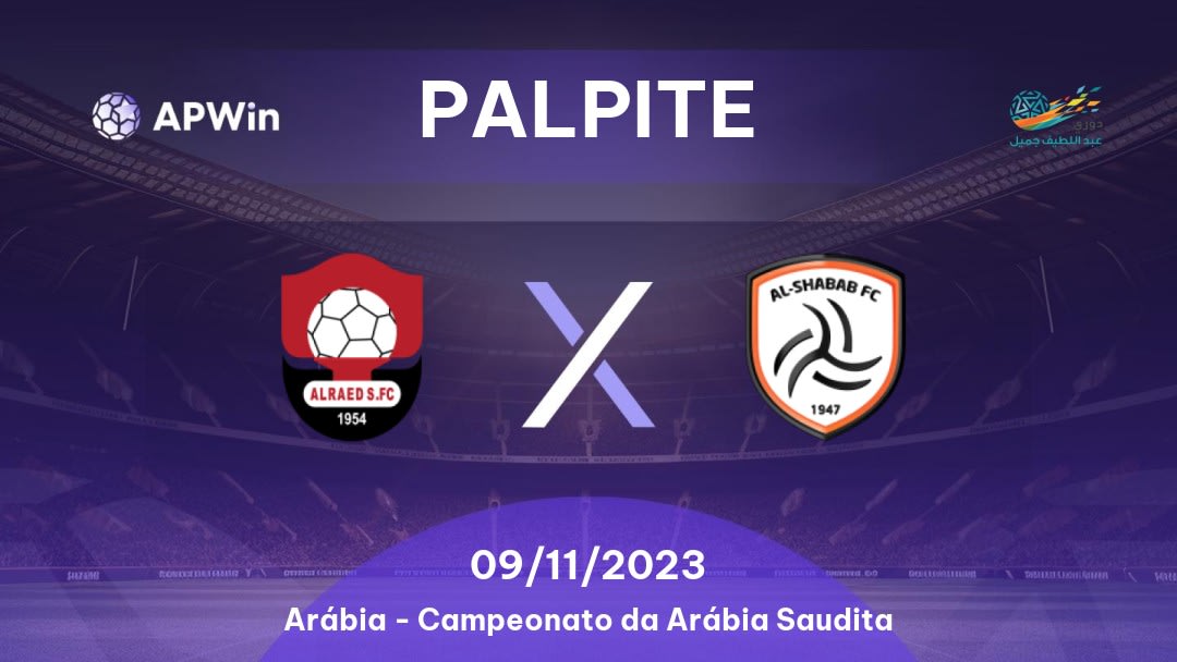 Palpite Al Raed x Al Shabab: 18/03/2023 - Campeonato da Arábia Saudita