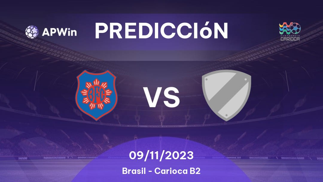 Predicciones Bonsucesso vs Zinza: 09/11/2023 - Brasil Carioca B2