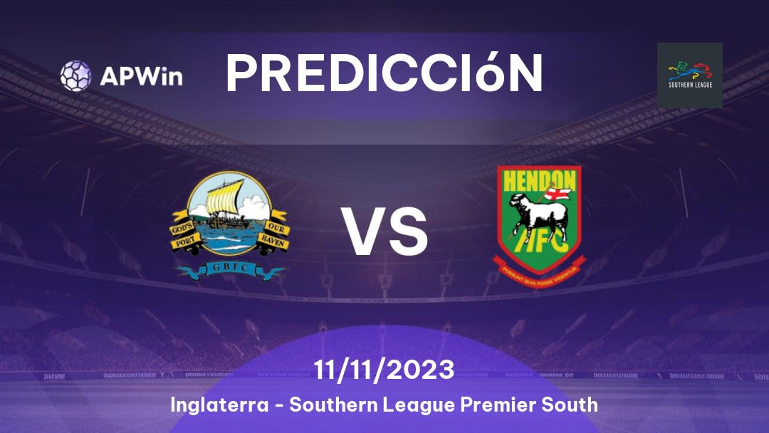Predicciones Gosport Borough vs Hendon: 20/04/2023 - Inglaterra Southern League Premier South