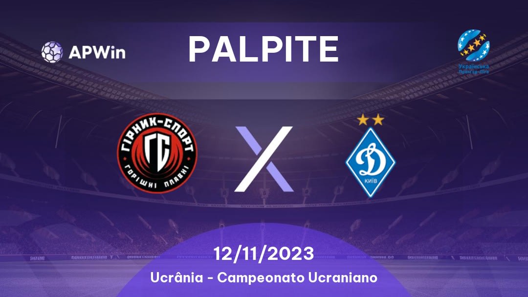 Palpite Hirnyk x Dynamo Kyiv: 08/05/2023 - Campeonato Ucraniano