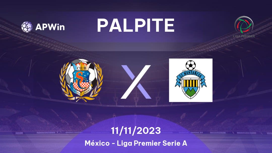 Palpite Sporting Canamy x Montañeses: 15/10/2022 - México Liga Premier Serie A