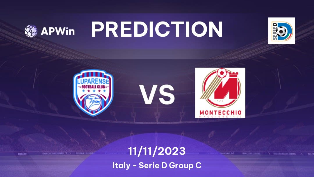 Luparense vs Montecchio Maggiore Betting Tips: 22/01/2023 - Matchday 20 - Italy Serie D Group C