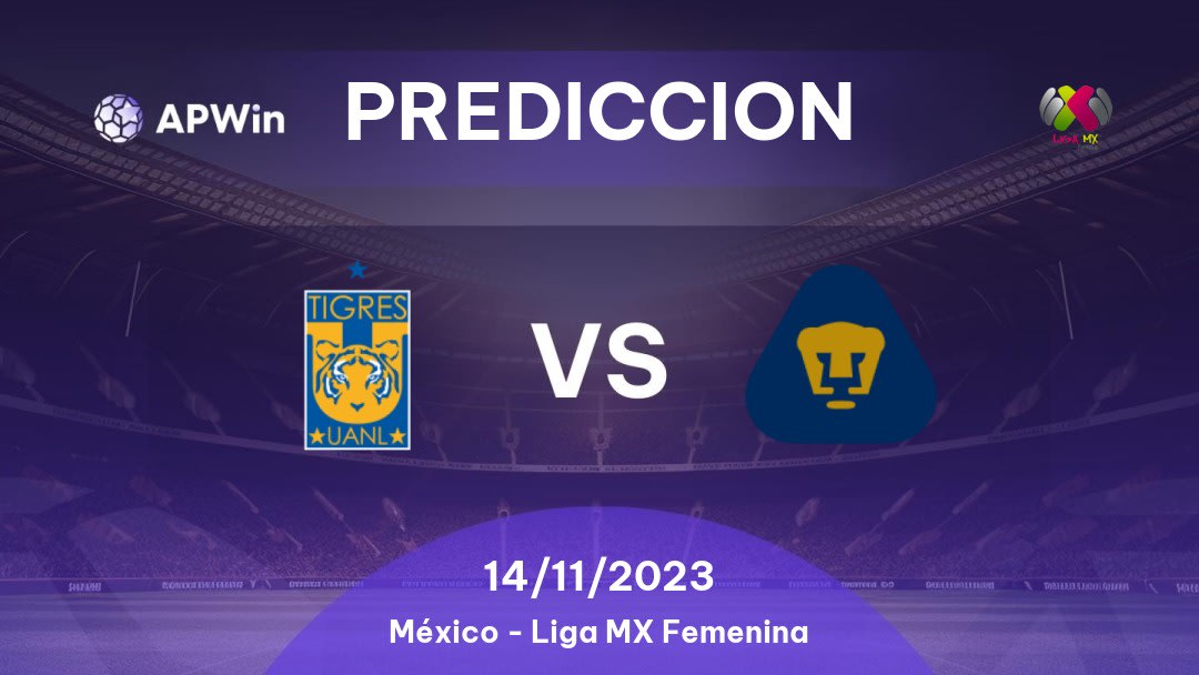 Predicciones Tigres UANL Femenino vs Pumas UNAM Femenino: 03/10/2023 - México Liga MX Femenina