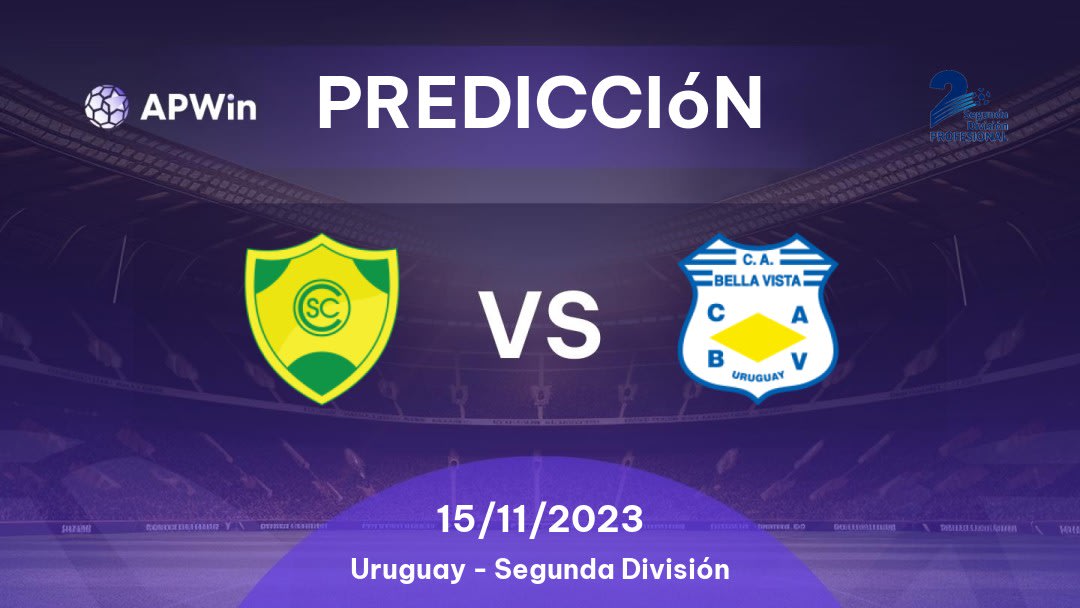 Predicciones Cerrito vs Bella Vista: 15/11/2023 - Uruguay Segunda División