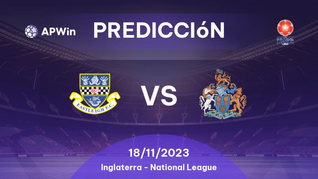 Predicciones Eastleigh vs Altrincham: 18/03/2023 - Inglaterra National League