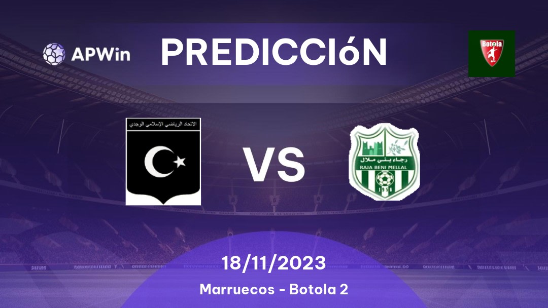 Predicciones USM Oujda vs Raja Beni Mellal: 02/12/2022 - Marruecos Botola 2