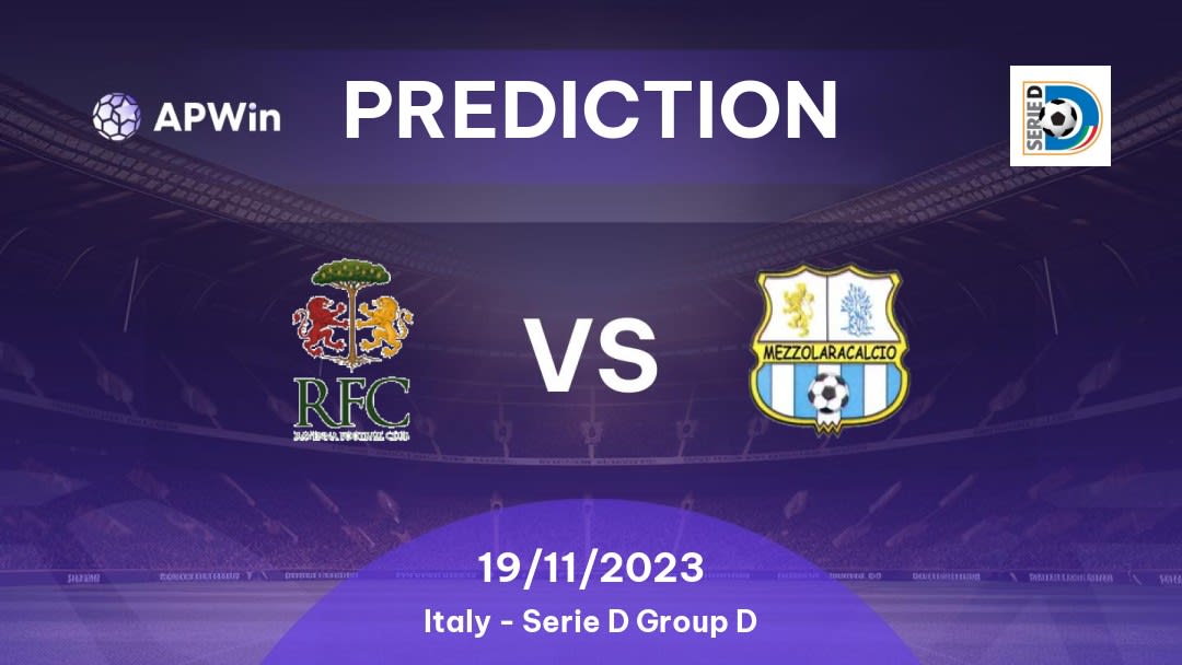 Ravenna vs Mezzolara Betting Tips: 20/11/2022 - Matchday 14 - Italy Serie D Group D