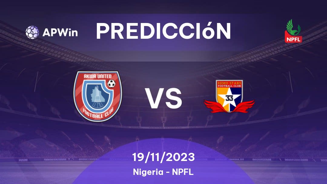 Predicciones Akwa United vs Remo Stars: 05/02/2023 - Nigeria NPFL