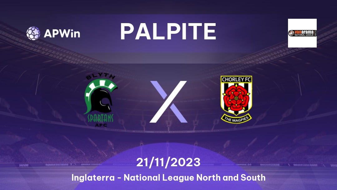 Palpite Blyth Spartans x Chorley: 13/12/2022 - Inglaterra National League North and South