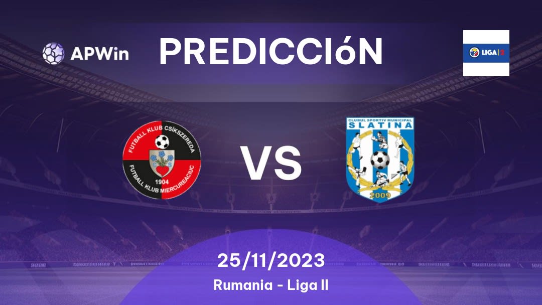 Predicciones Csikszereda vs Slatina: 18/03/2023 - Rumania Liga II