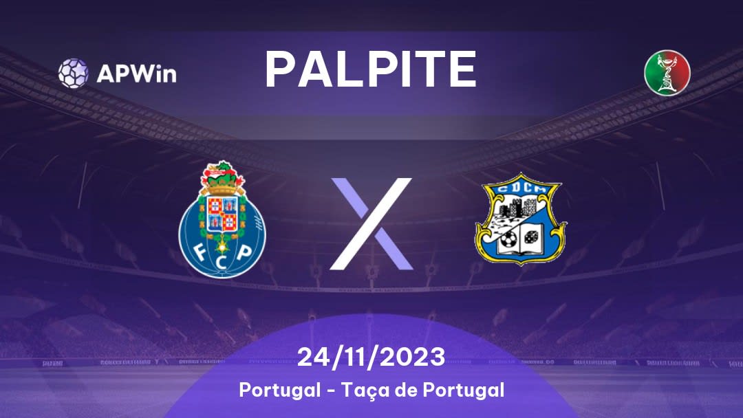 Palpite Porto x Montalegre: 24/11/2023 - Taça de Portugal