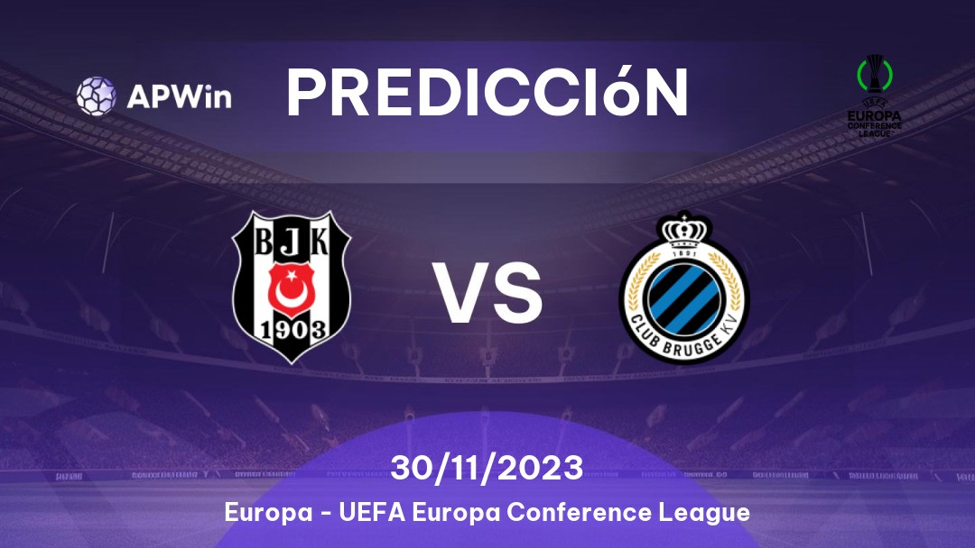 Predicciones Beşiktaş vs Club Brugge: 30/11/2023 - Europa UEFA Europa Conference League