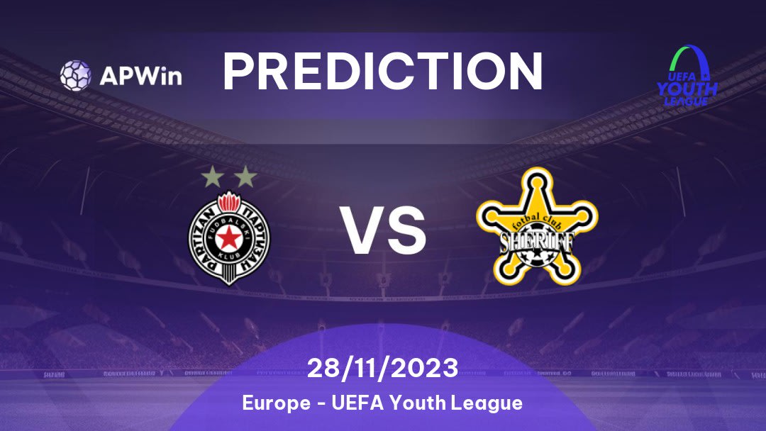 Partizan U19 vs Sheriff U19 Betting Tips: 28/11/2023 - Matchday 4 - Europe UEFA Youth League