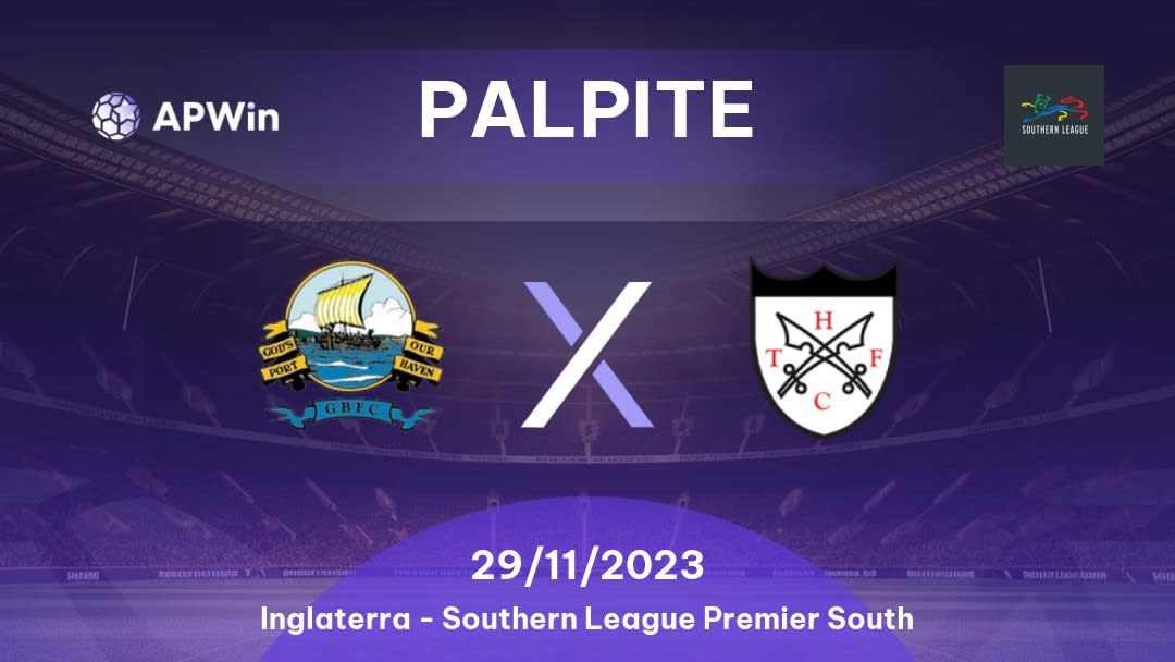 Palpite Gosport Borough x Hanwell Town: 29/11/2023 - Southern League Premier South