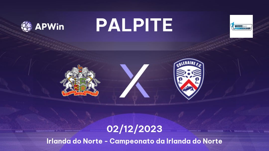 Palpite Glenavon x Coleraine: 18/03/2023 - Campeonato da Irlanda do Norte