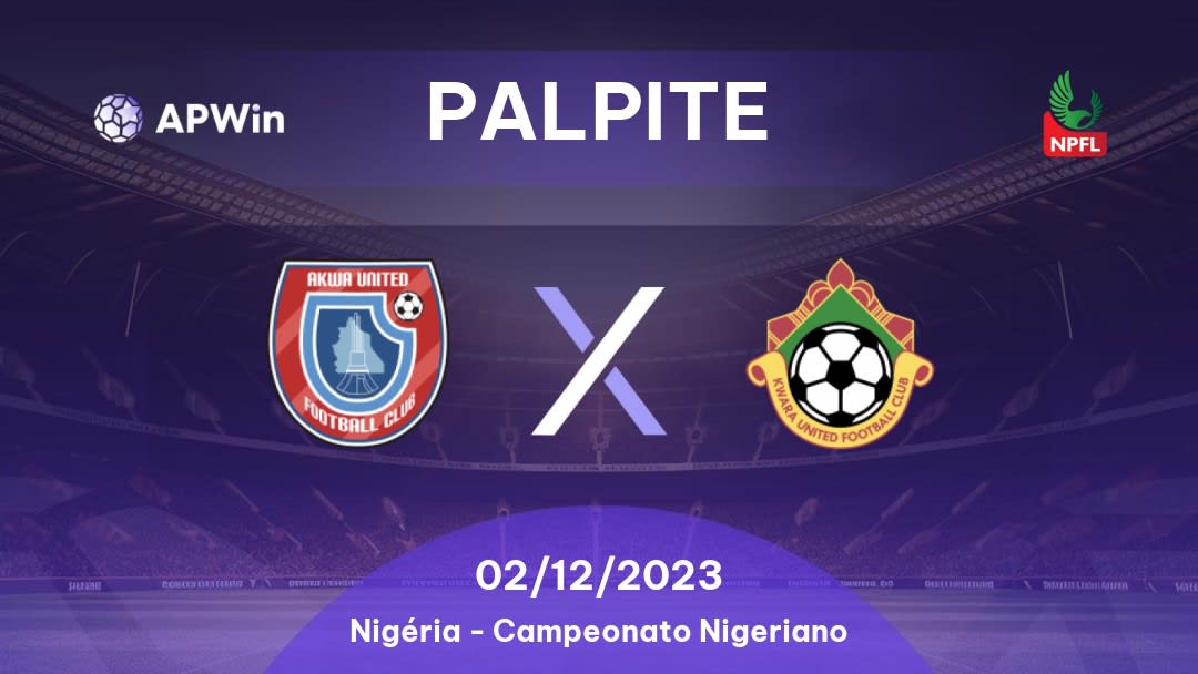 Palpite Akwa United x Kwara United: 24/04/2023 - Campeonato Nigeriano