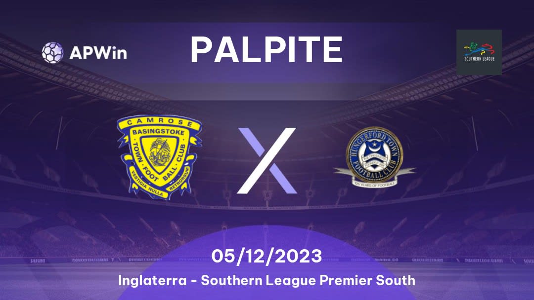 Palpite Basingstoke Town x Hungerford Town: 05/12/2023 - Southern League Premier South