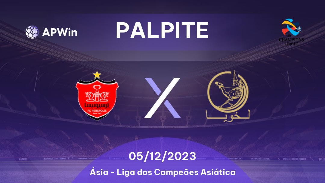 Palpite Persepolis x Al Duhail: 05/12/2023 - Liga dos Campeões Asiática